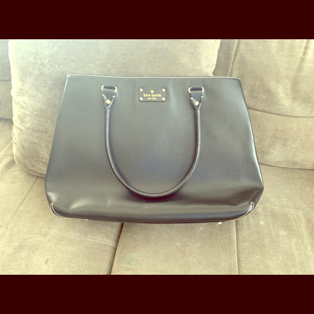 Kate Spade black leather bag